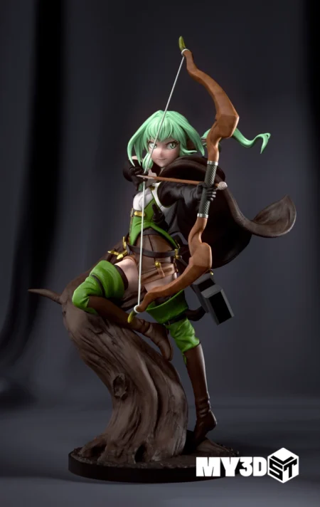 High Elf Archer STL 3D
