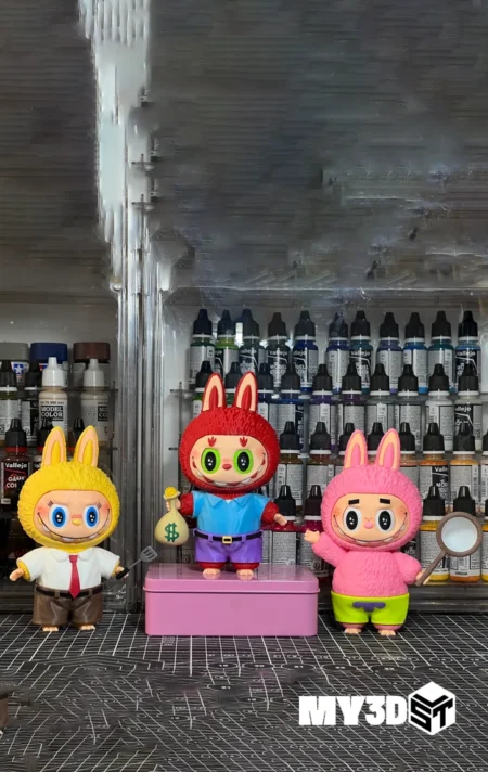Labubu Fully Disassembled STL 3D