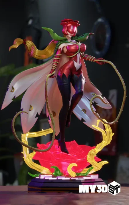 Rosemon Digimon STL 3D