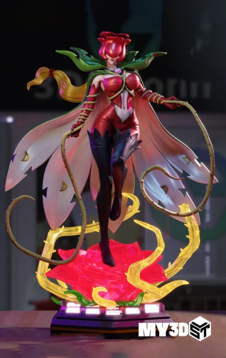 Rosemon Digimon STL 3D