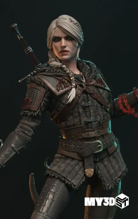 Ciri The Witcher STL 3D