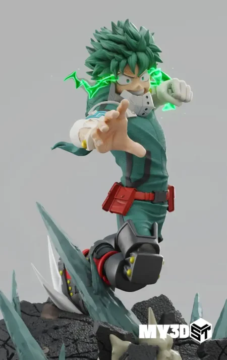 Deku vs Overhaul STL 3D