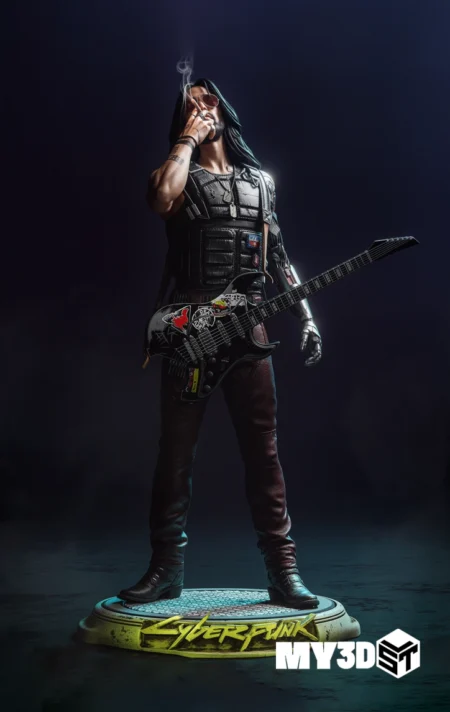 Johnny Silverhand STL 3D