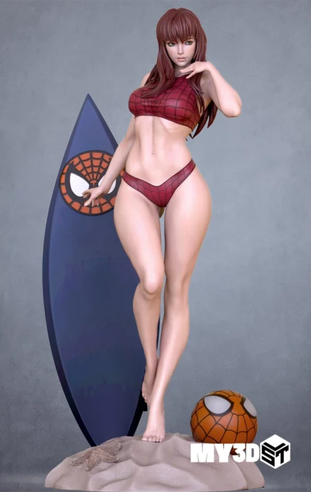 Mary Jane Spider Man STL 3D