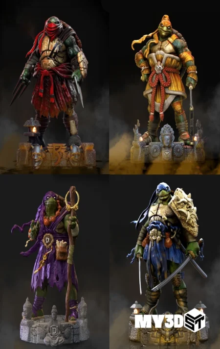 TMNT Collection STL 3D