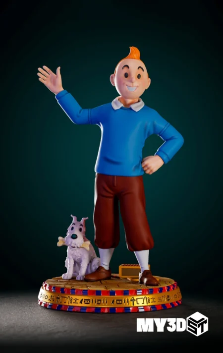 Tintin The Adventures of Tintin STL 3D