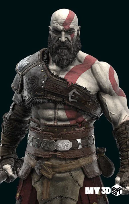 Kratos God of War STL