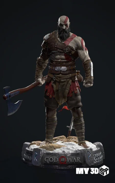 Kratos God of War STL