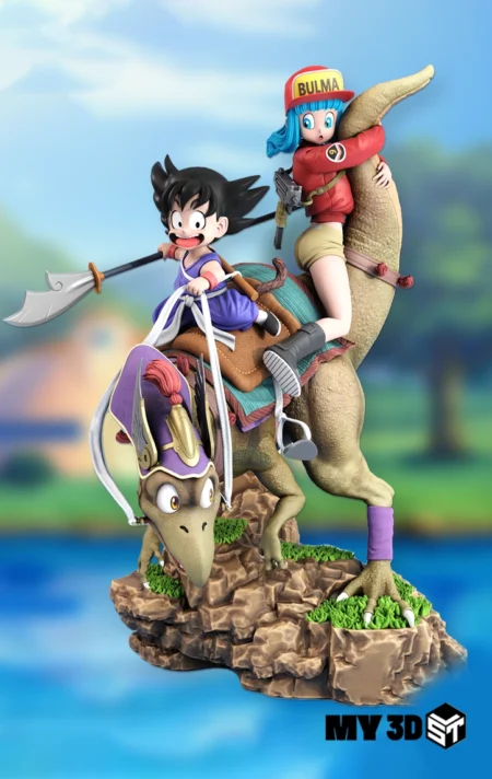 Goku and Bulma STL