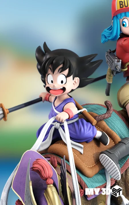 Goku and Bulma STL