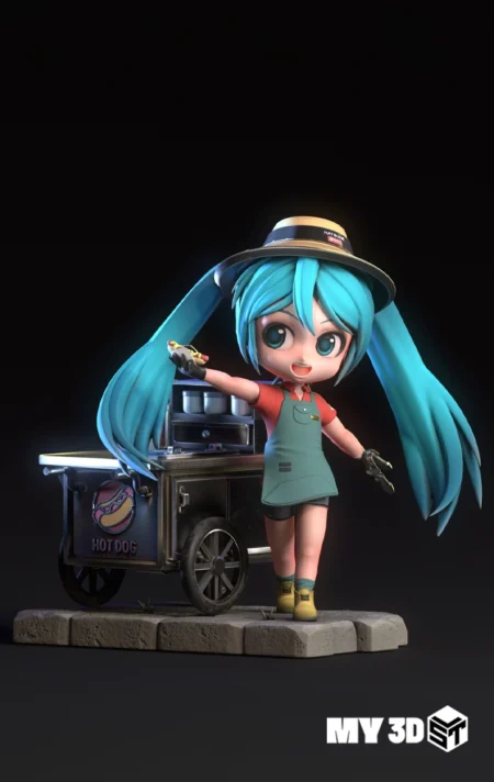 Hatsune Miku Chibi STL