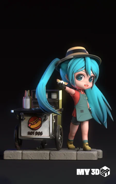 Hatsune Miku Chibi STL