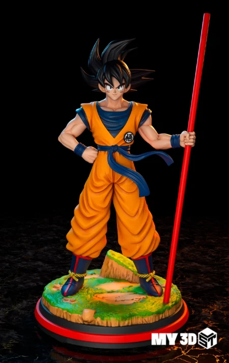 Young Goku STL 3D Print Model