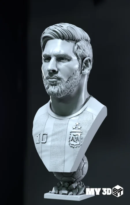 Lionel Messi Bust STL