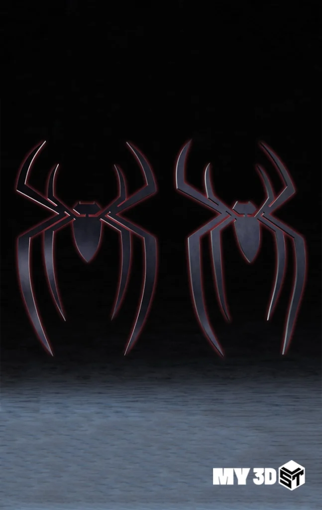Spider-Man Brand New Day Symbol STL 3D Print Model - MY3DSTL