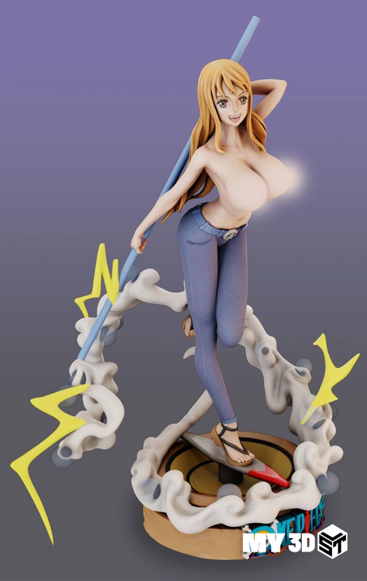 Nami NSFW STL 3D Print Model - Image 4