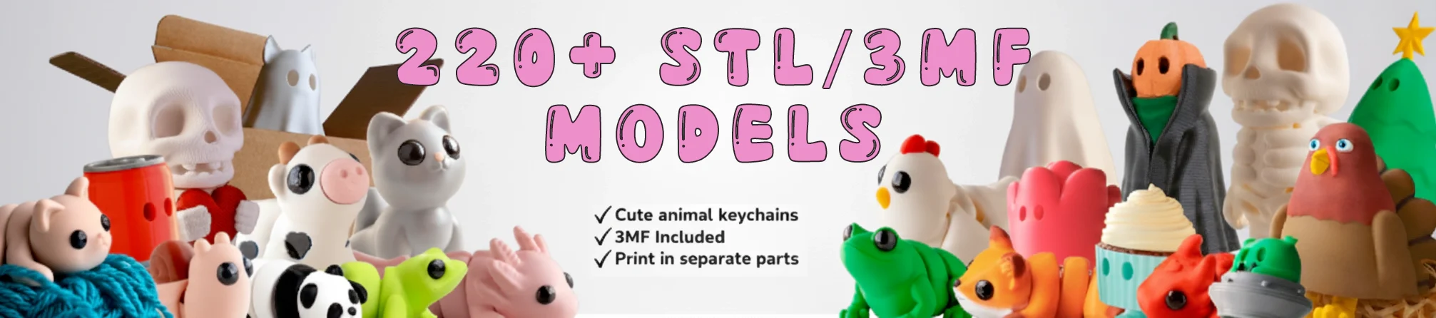 flexi-mini-animals-stl-3mf-pack-1